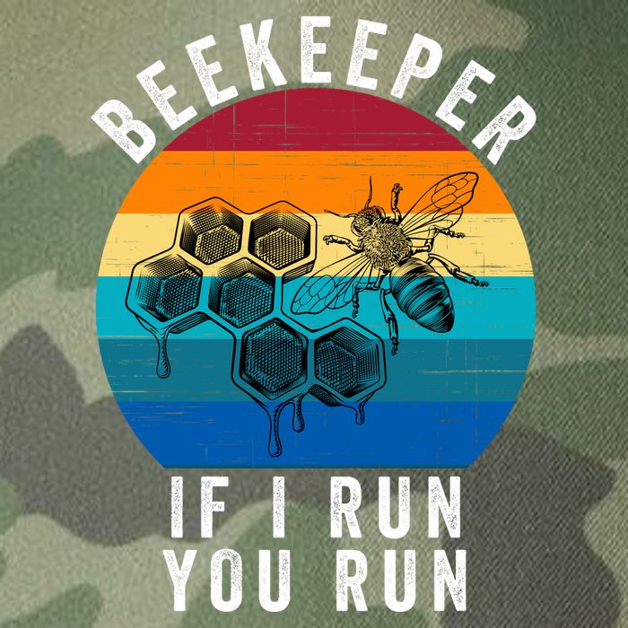 Beekeeper If I Run You Run Honeybees Apiculture Bee Keeper Beekeeping Bee Lovers Legacy Tie Dye Trucker Hat