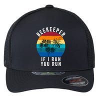 Beekeeper If I Run You Run Honeybees Apiculture Bee Keeper Beekeeping Bee Lovers Flexfit Unipanel Trucker Cap