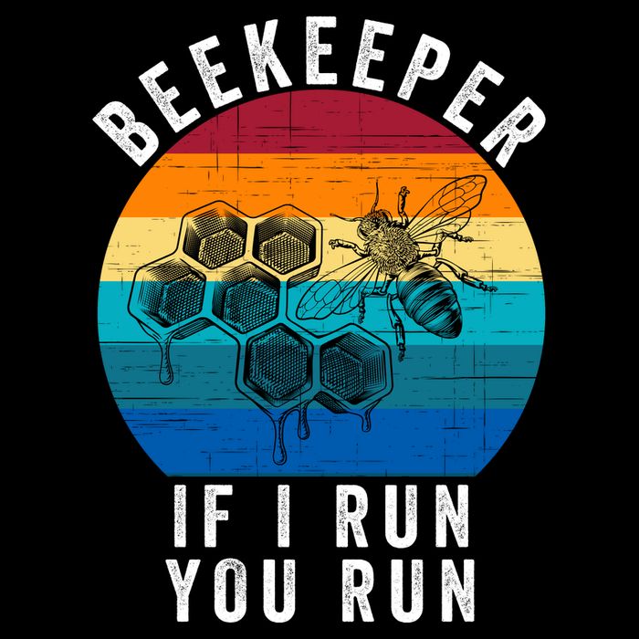 Beekeeper If I Run You Run Honeybees Apiculture Bee Keeper Beekeeping Bee Lovers Daily Commute Backpack