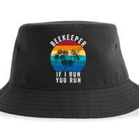 Beekeeper If I Run You Run Honeybees Apiculture Bee Keeper Beekeeping Bee Lovers Sustainable Bucket Hat