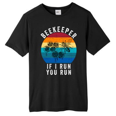 Beekeeper If I Run You Run Honeybees Apiculture Bee Keeper Beekeeping Bee Lovers Tall Fusion ChromaSoft Performance T-Shirt