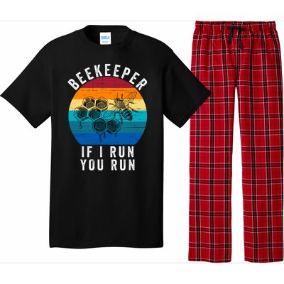 Beekeeper If I Run You Run Honeybees Apiculture Bee Keeper Beekeeping Bee Lovers Pajama Set