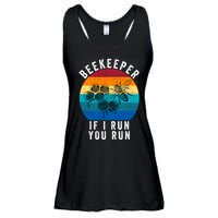 Beekeeper If I Run You Run Honeybees Apiculture Bee Keeper Beekeeping Bee Lovers Ladies Essential Flowy Tank