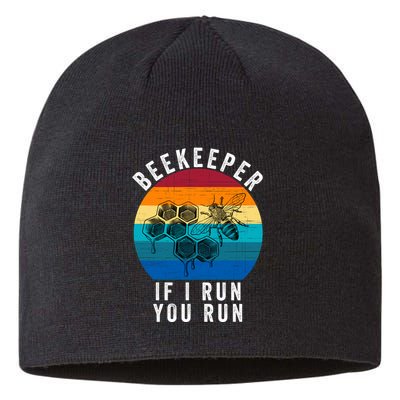 Beekeeper If I Run You Run Honeybees Apiculture Bee Keeper Beekeeping Bee Lovers Sustainable Beanie