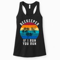 Beekeeper If I Run You Run Honeybees Apiculture Bee Keeper Beekeeping Bee Lovers Womens Tank Top