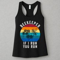 Beekeeper If I Run You Run Honeybees Apiculture Bee Keeper Beekeeping Bee Lovers Womens Tank Top