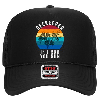 Beekeeper If I Run You Run Honeybees Apiculture Bee Keeper Beekeeping Bee Lovers Trucker Hat