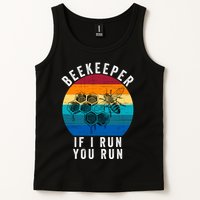 Beekeeper If I Run You Run Honeybees Apiculture Bee Keeper Beekeeping Bee Lovers Tank Top