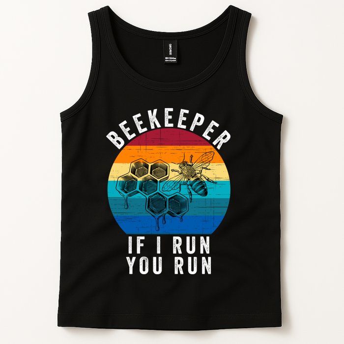 Beekeeper If I Run You Run Honeybees Apiculture Bee Keeper Beekeeping Bee Lovers Tank Top
