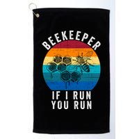 Beekeeper If I Run You Run Honeybees Apiculture Bee Keeper Beekeeping Bee Lovers Golf Towel