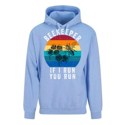 Beekeeper If I Run You Run Honeybees Apiculture Bee Keeper Beekeeping Bee Lovers Unisex Surf Hoodie