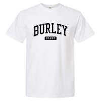 Burley Idaho Id Vintage Athletic Sports Design Sweatshirt Garment-Dyed Heavyweight T-Shirt