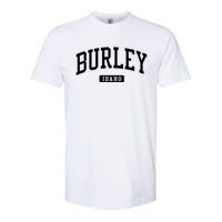 Burley Idaho Id Vintage Athletic Sports Design Sweatshirt Softstyle CVC T-Shirt