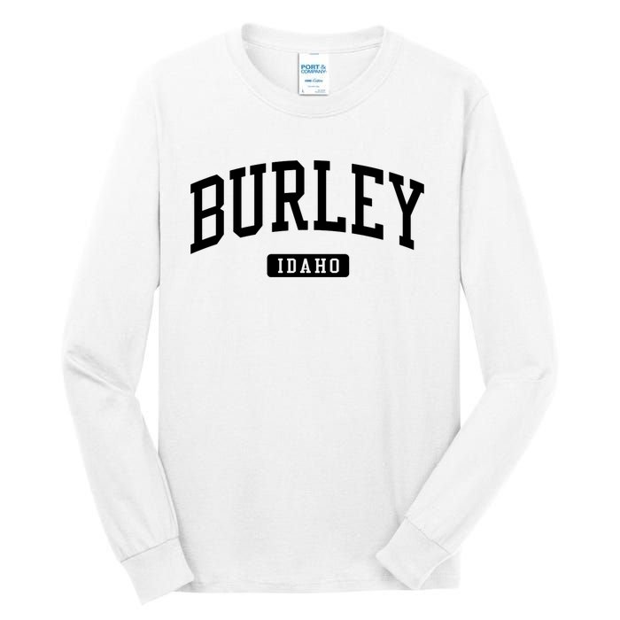 Burley Idaho Id Vintage Athletic Sports Design Sweatshirt Tall Long Sleeve T-Shirt