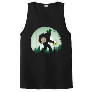 Bigfoot Irish Ing Beer St Patrick's Day Sasquatch Gift PosiCharge Competitor Tank