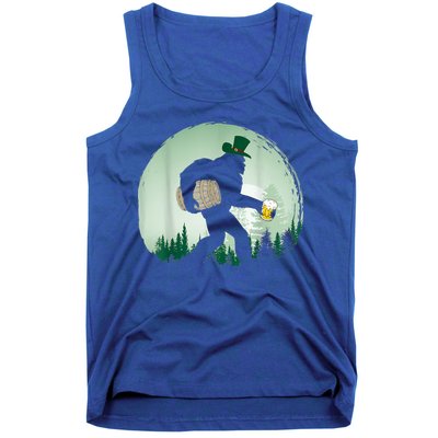 Bigfoot Irish Ing Beer St Patrick's Day Sasquatch Gift Tank Top