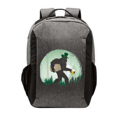 Bigfoot Irish Ing Beer St Patrick's Day Sasquatch Gift Vector Backpack