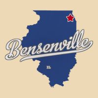 Bensenville Illinois Il Map Bag
