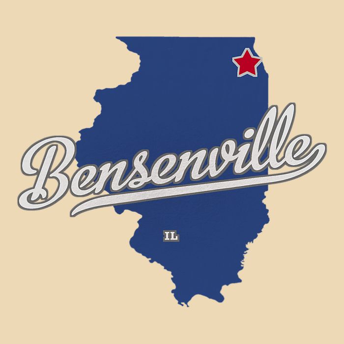Bensenville Illinois Il Map Bag