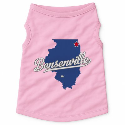 Bensenville Illinois Il Map Doggie Tank