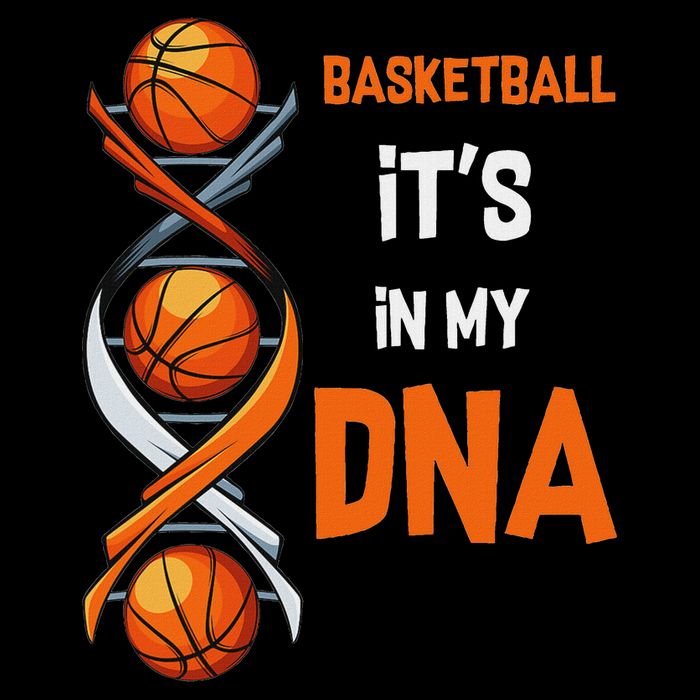 Basketball It's In My Dna Ball Sports Training Gift Idea Drawstring Bag