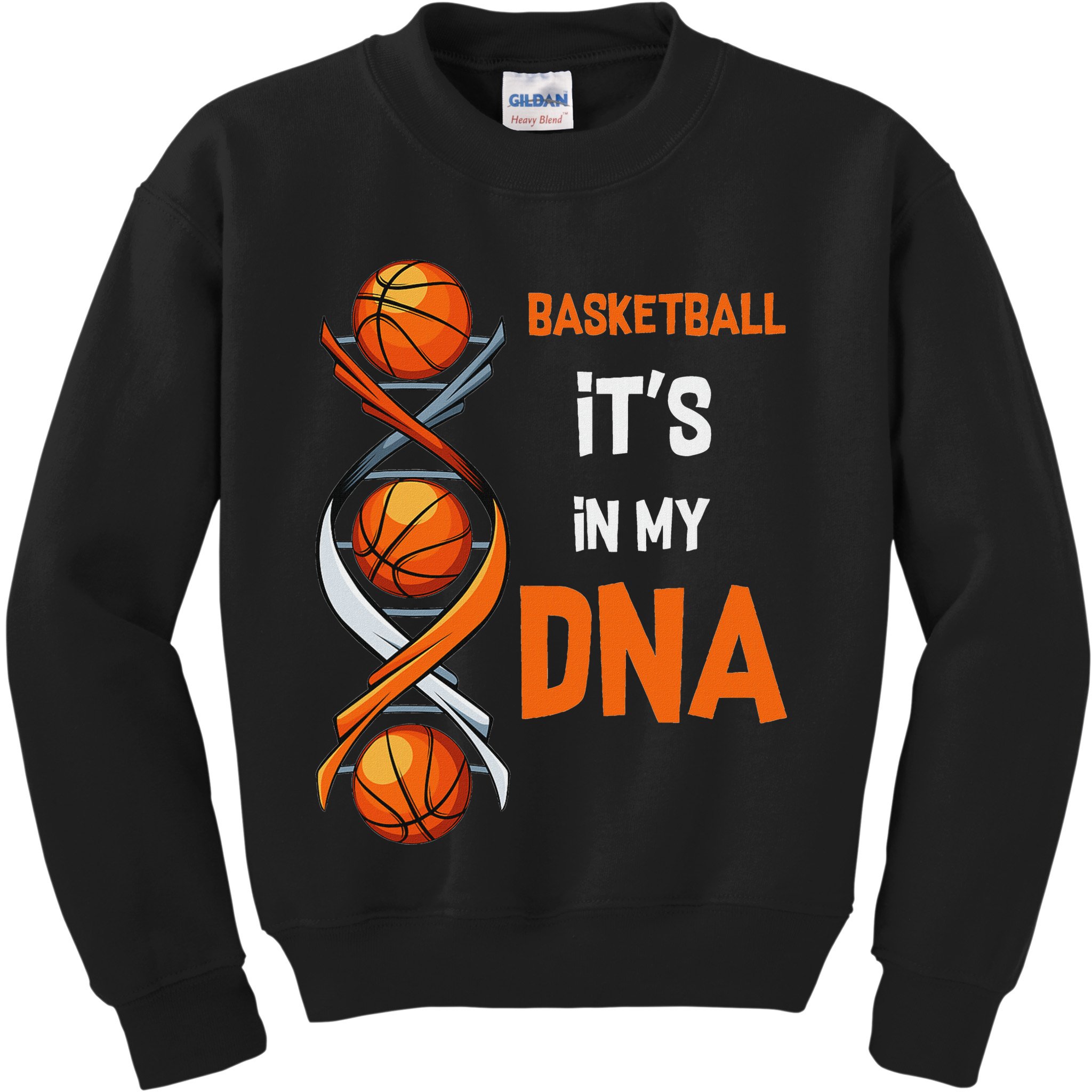Basketball It's In My Dna Ball Sports Training Gift Idea Kids Sweatshirt