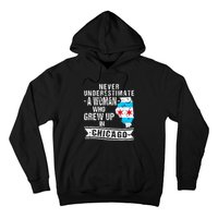 Born in Illinois Flag Chicago Hoodie