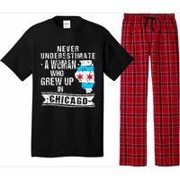 Born in Illinois Flag Chicago Pajama Set