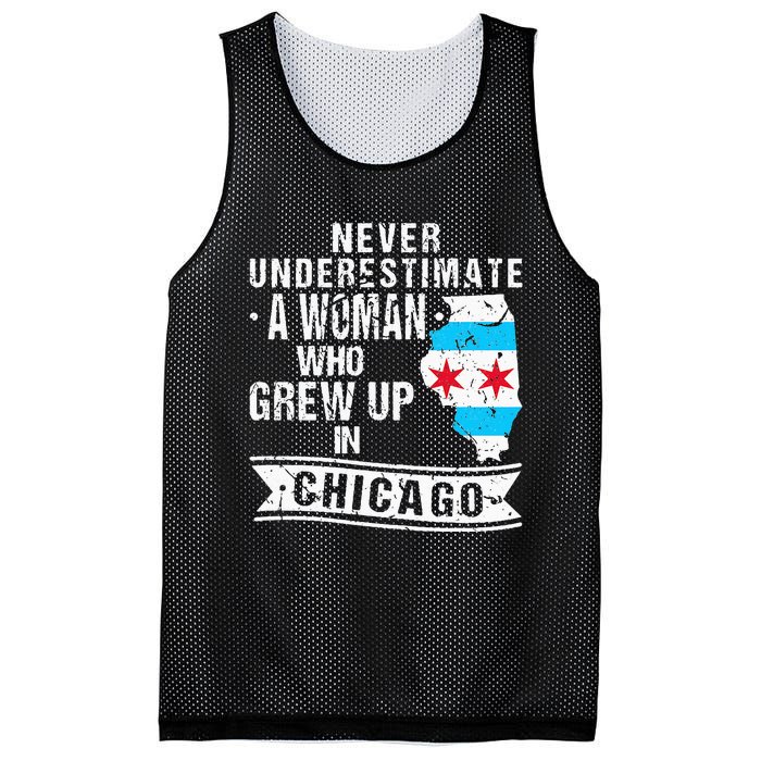 Born in Illinois Flag Chicago Mesh Reversible Basketball Jersey Tank