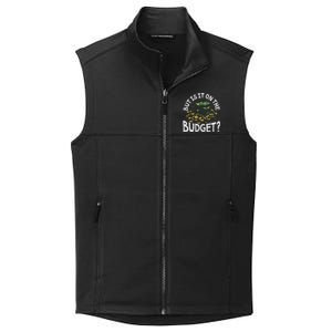 But Is It On The Budget Funny Moneysaving Design Collective Smooth Fleece Vest