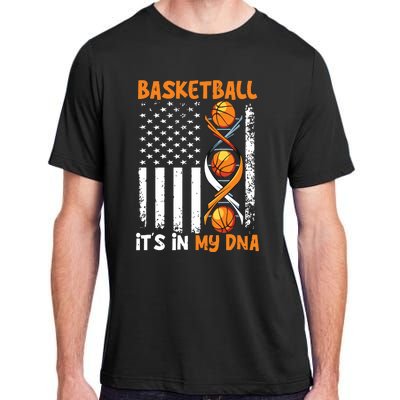 Basketball Its In My DNA Funny Player Coach Team Sport Adult ChromaSoft Performance T-Shirt