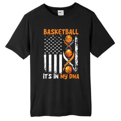 Basketball Its In My DNA Funny Player Coach Team Sport Tall Fusion ChromaSoft Performance T-Shirt