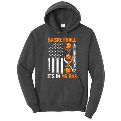 Basketball Its In My DNA Funny Player Coach Team Sport Tall Hoodie