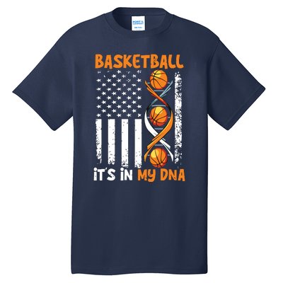 Basketball Its In My DNA Funny Player Coach Team Sport Tall T-Shirt