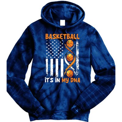 Basketball Its In My DNA Funny Player Coach Team Sport Tie Dye Hoodie