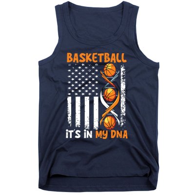 Basketball Its In My DNA Funny Player Coach Team Sport Tank Top