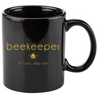 Bee If I Run You Run Beekeeper Apiarist Honey 11oz C Handle Ceramic Mug