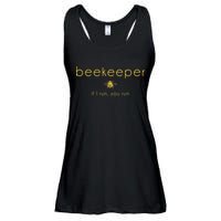 Bee If I Run You Run Beekeeper Apiarist Honey Ladies Essential Flowy Tank