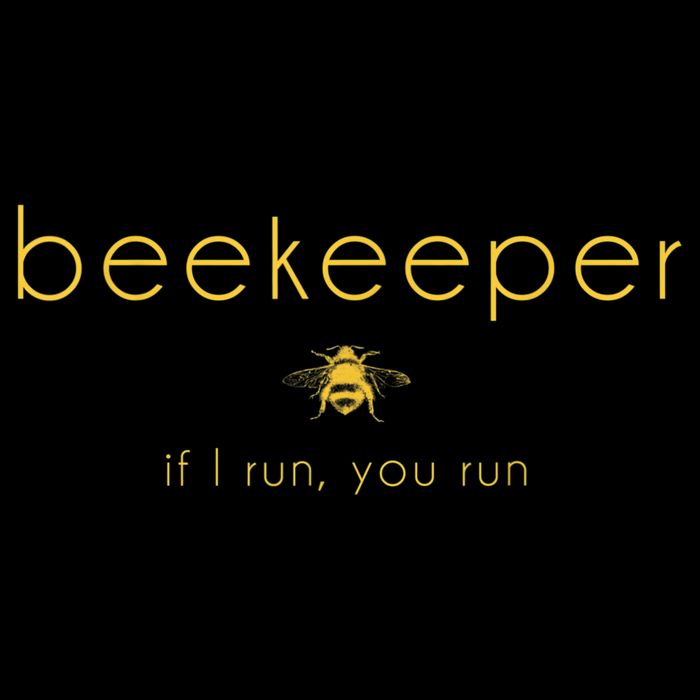 Bee If I Run You Run Beekeeper Apiarist Honey Flat Bill Trucker Hat