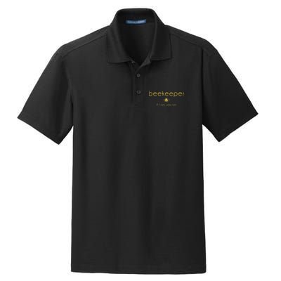 Bee If I Run You Run Beekeeper Apiarist Honey Dry Zone Grid Polo