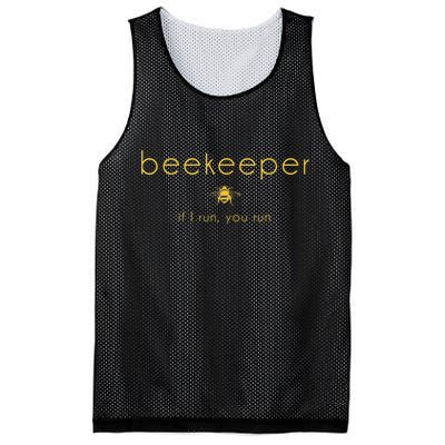 Bee If I Run You Run Beekeeper Apiarist Honey Mesh Reversible Basketball Jersey Tank