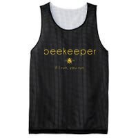 Bee If I Run You Run Beekeeper Apiarist Honey Mesh Reversible Basketball Jersey Tank