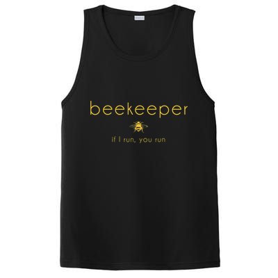 Bee If I Run You Run Beekeeper Apiarist Honey PosiCharge Competitor Tank