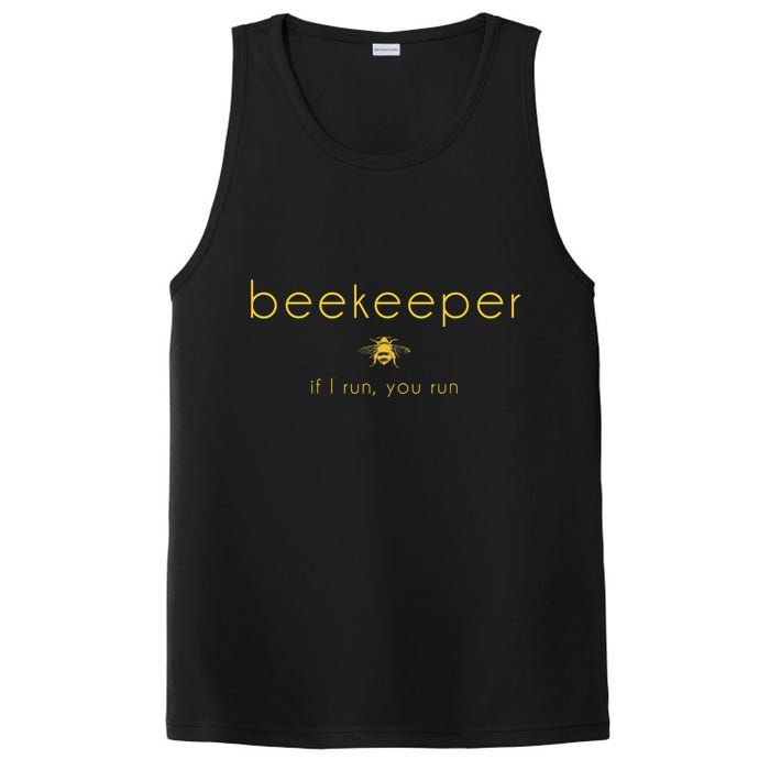 Bee If I Run You Run Beekeeper Apiarist Honey PosiCharge Competitor Tank