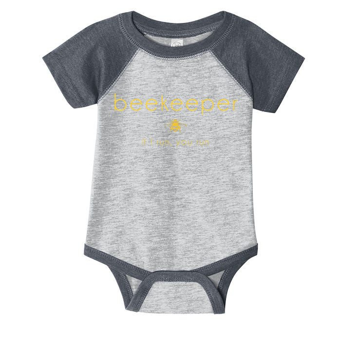 Bee If I Run You Run Beekeeper Apiarist Honey Infant Baby Jersey Bodysuit
