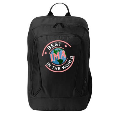 Best Ima In The World Jewish Mom Mother's Day Funny Gift City Backpack