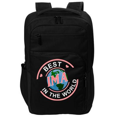 Best Ima In The World Jewish Mom Mother's Day Funny Gift Impact Tech Backpack