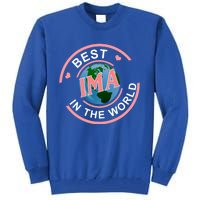 Best Ima In The World Jewish Mom Mother's Day Funny Gift Tall Sweatshirt