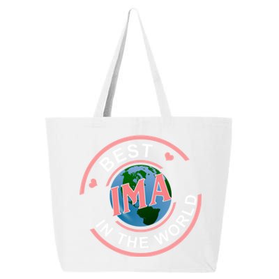 Best Ima In The World Jewish Mom Mother's Day Funny Gift 25L Jumbo Tote