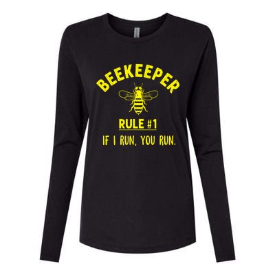 Beekeeper If I Run You Run Womens Cotton Relaxed Long Sleeve T-Shirt